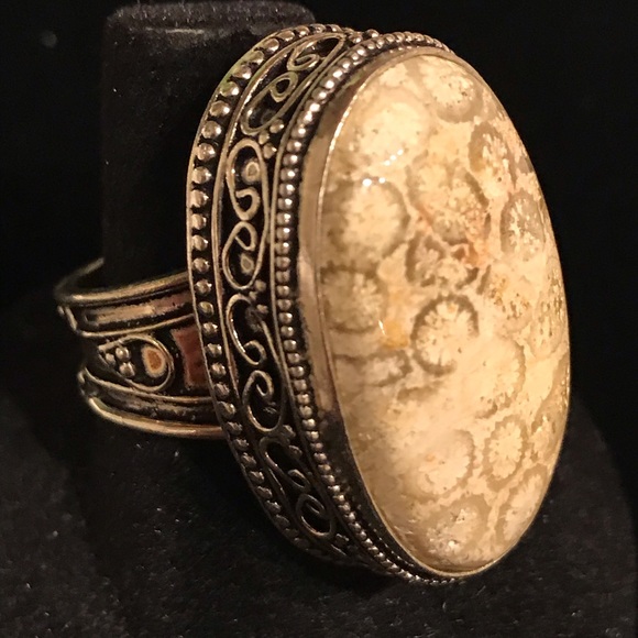 Jewelry - Coral Fossil Ring